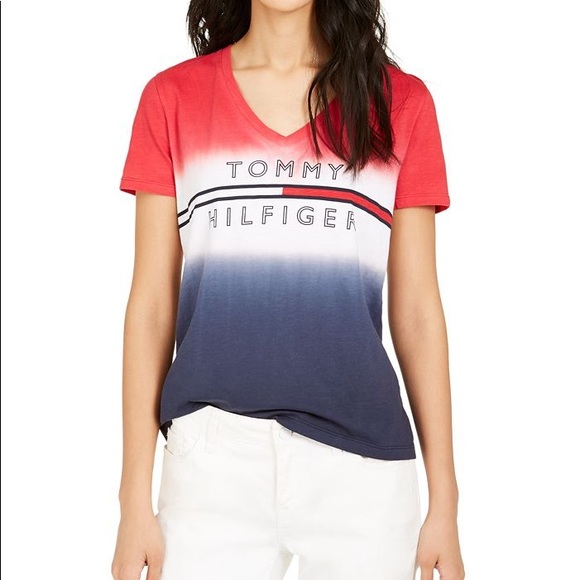 Tommy Hilfiger Tie dye Ombré top - Picture 8 of 8